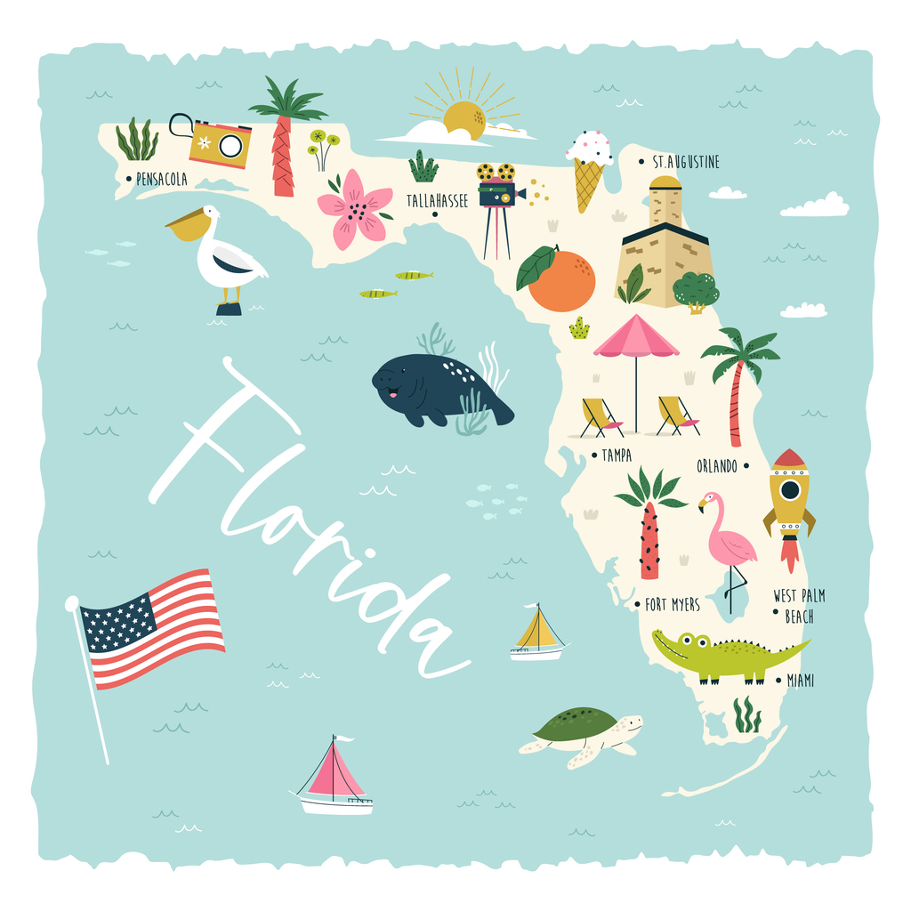 Florida Service Areas Map